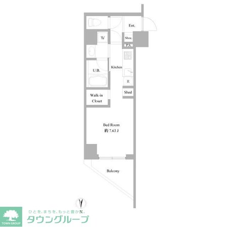 B CITY APARTMENT NAKANO EASTの物件間取画像
